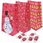 5pcs Christmas Paper Bags Gift Bags Sandwich Bread Bags Christmas Part_1